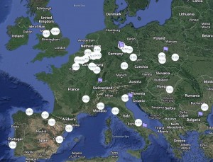 Floatglasanlagen in Europa