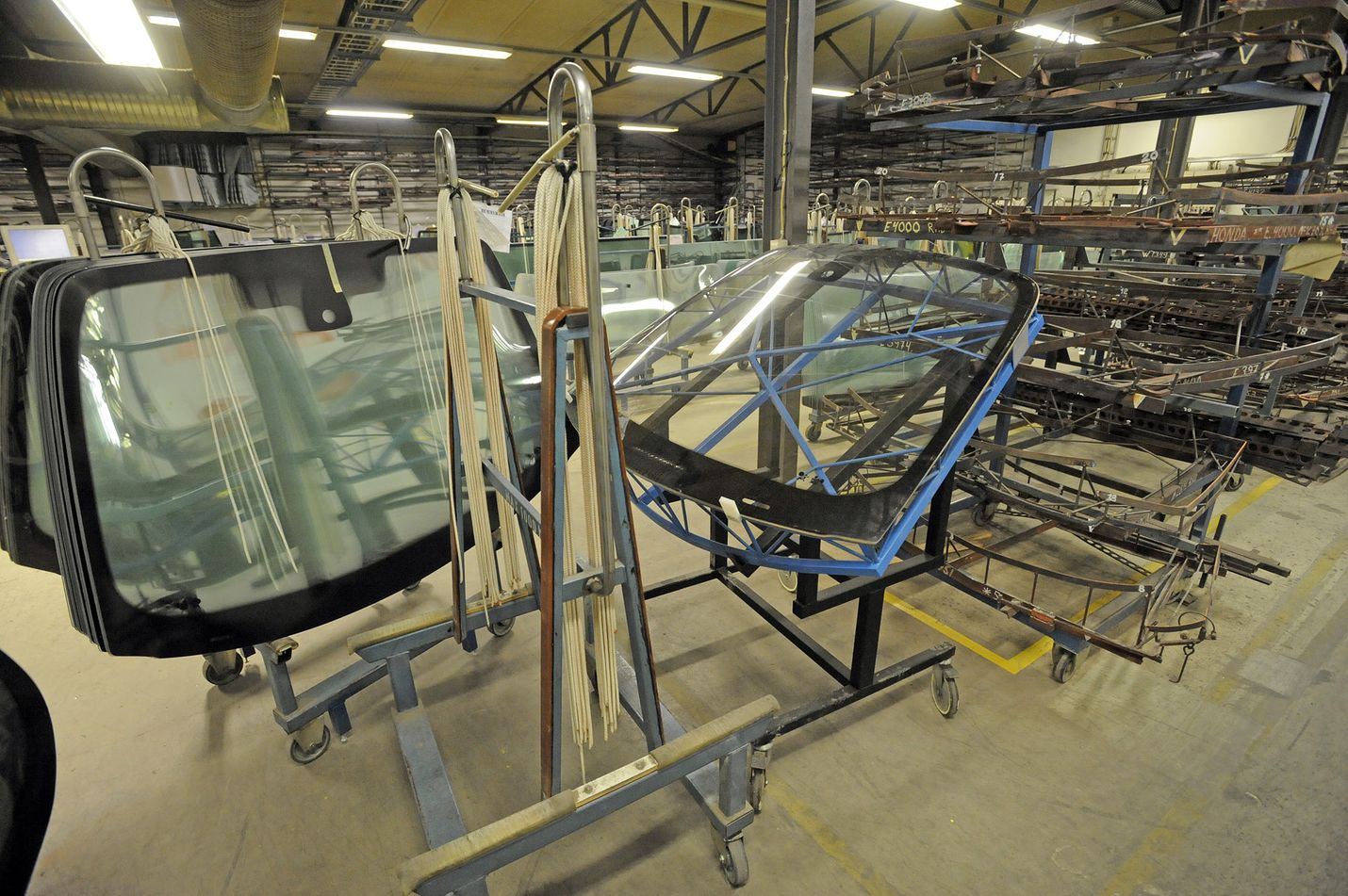 Das Automobilglaswerk von Saint-Gobain in Ihode, Finnland, geht zu Ende